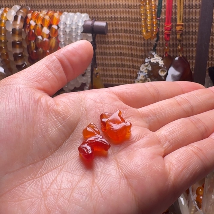 ****️玛瑙/玉髓合金颈饰003