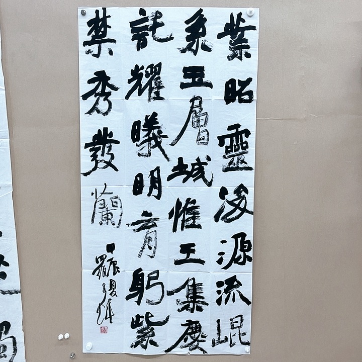 书法罗建辉138*68㎝福建  十二届