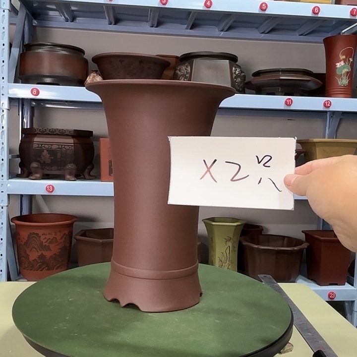 花盆紫砂素色兰花盆