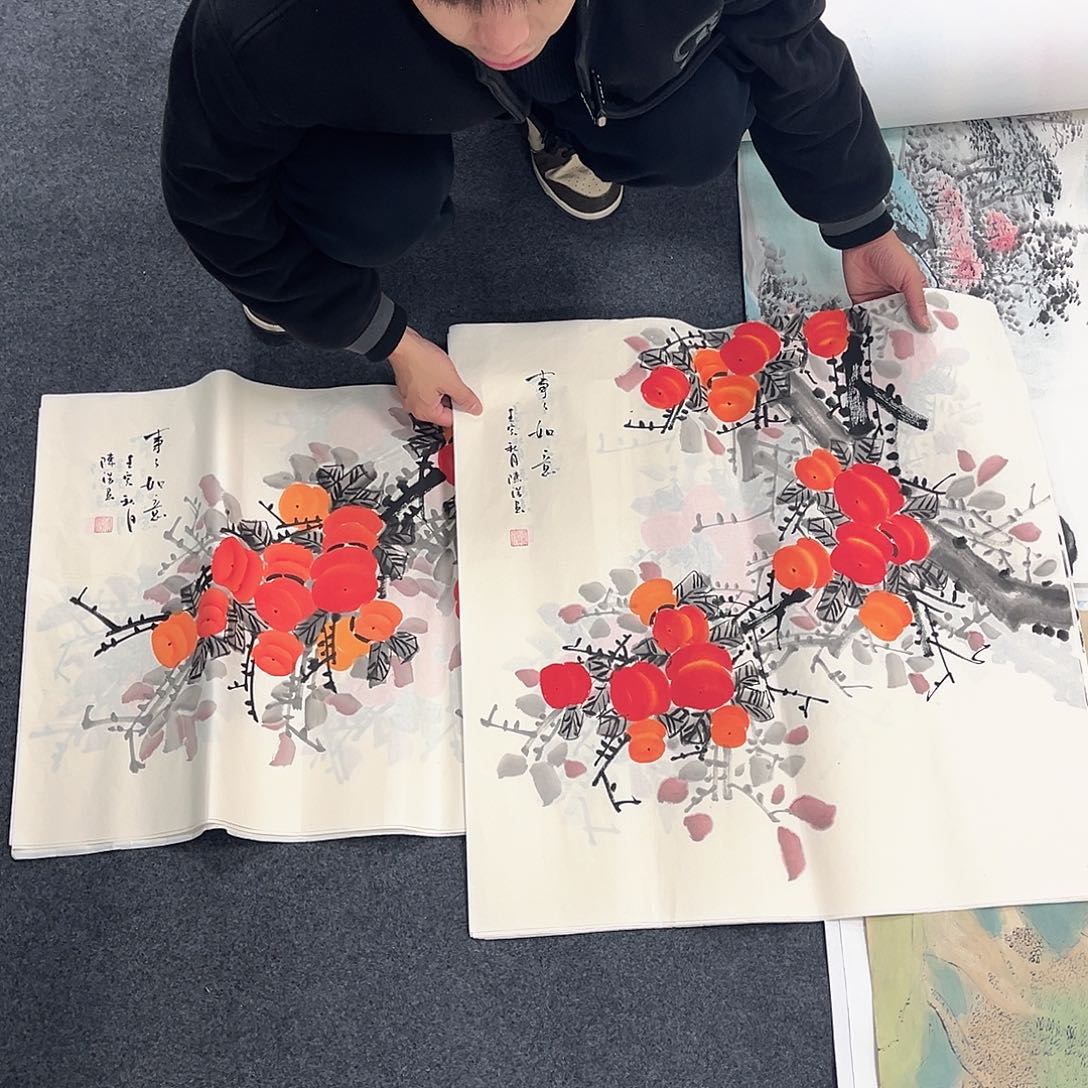 国画宣纸国画纯手绘作品