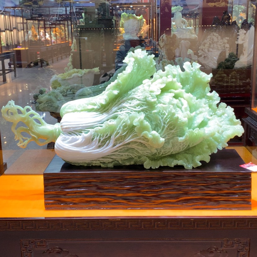 【闪购商品】蛇纹石玉摆件覆膜未镶嵌