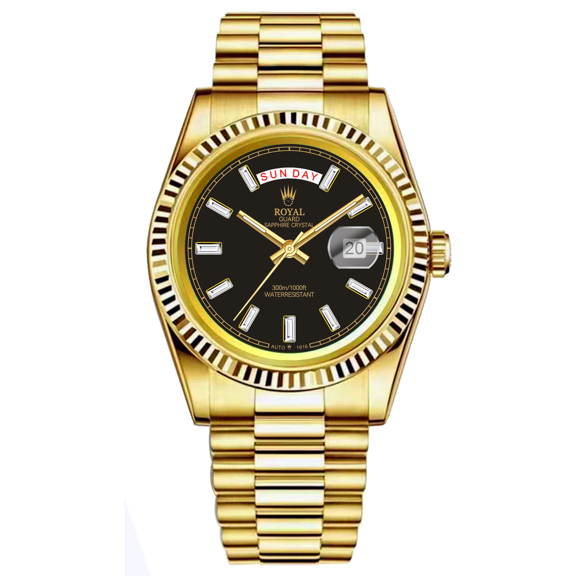 【冰糖】男士腕表商务日志黑全新手表-ss