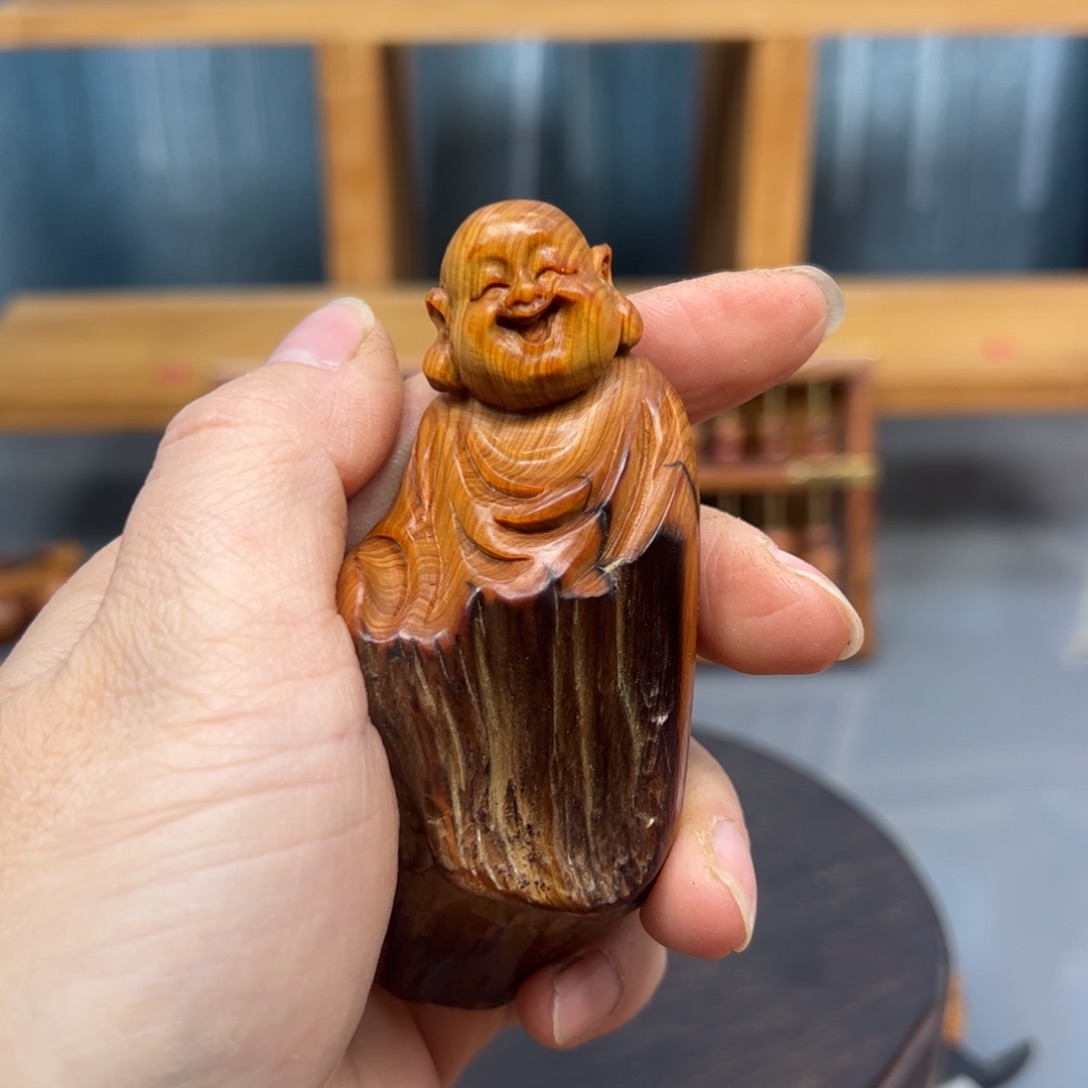 柏木崖柏木摆件手把件，61