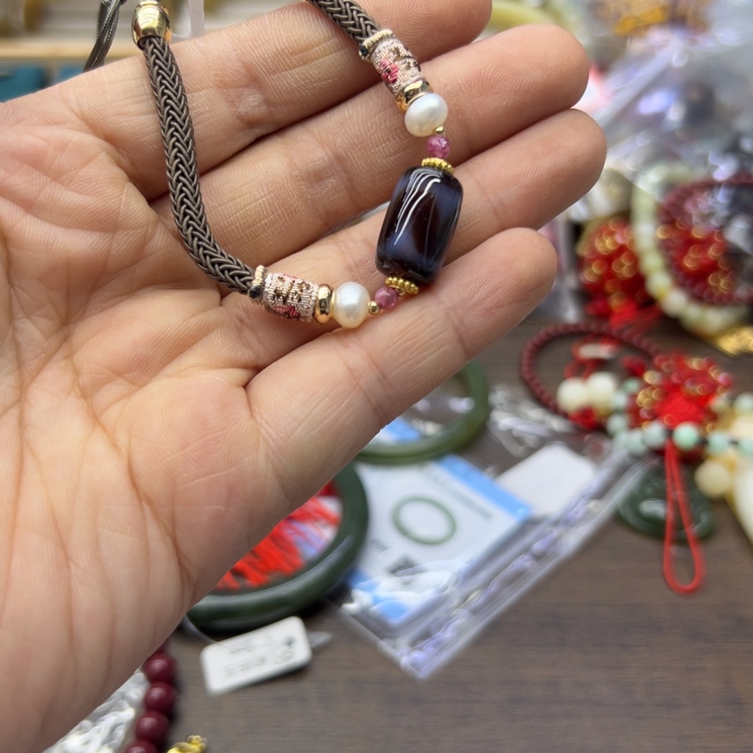 玛瑙/玉髓未镶嵌手链916