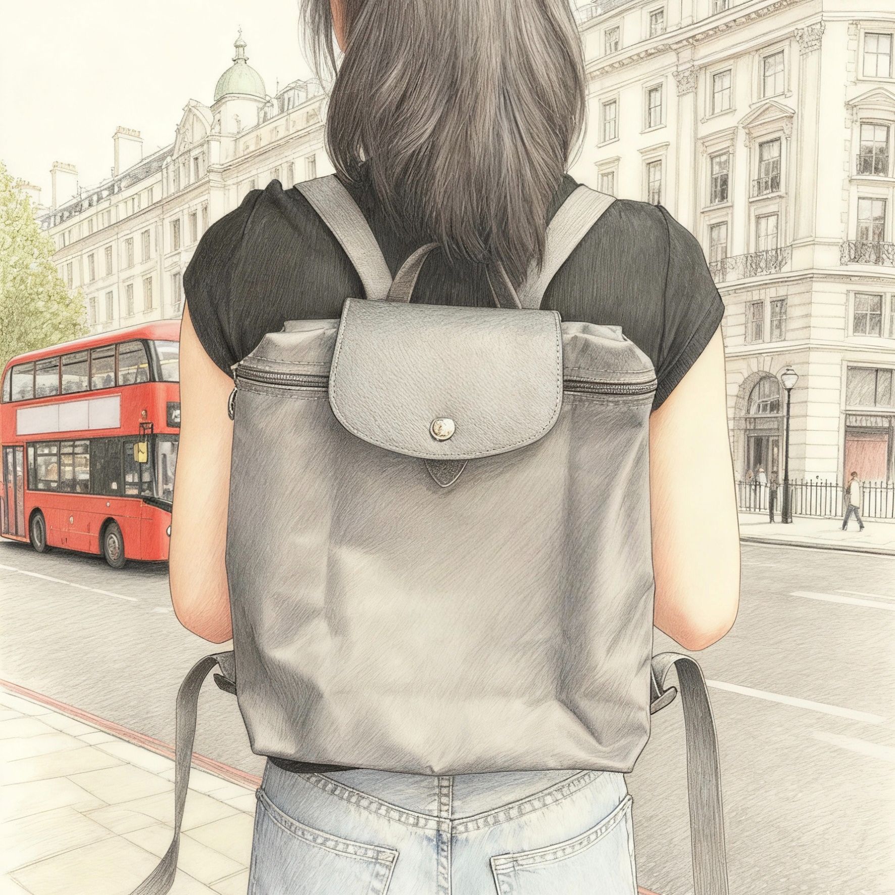 帆布尼龙双肩背包