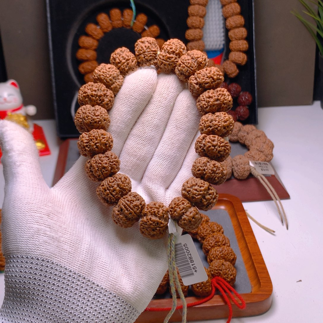 手串金刚菩提金刚菩提夹板微裂断齿正常介意勿拍