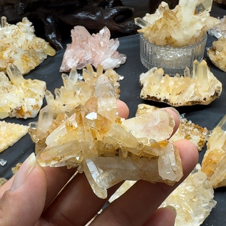 天***水未镶嵌珠宝半成品水晶