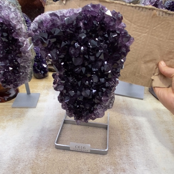 紫晶大型摆件（非配饰）未镶嵌j*e