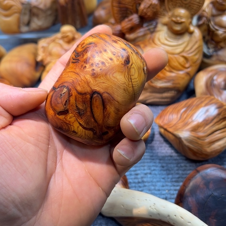 南***山柏木（崖柏）陈化老料手串把件 