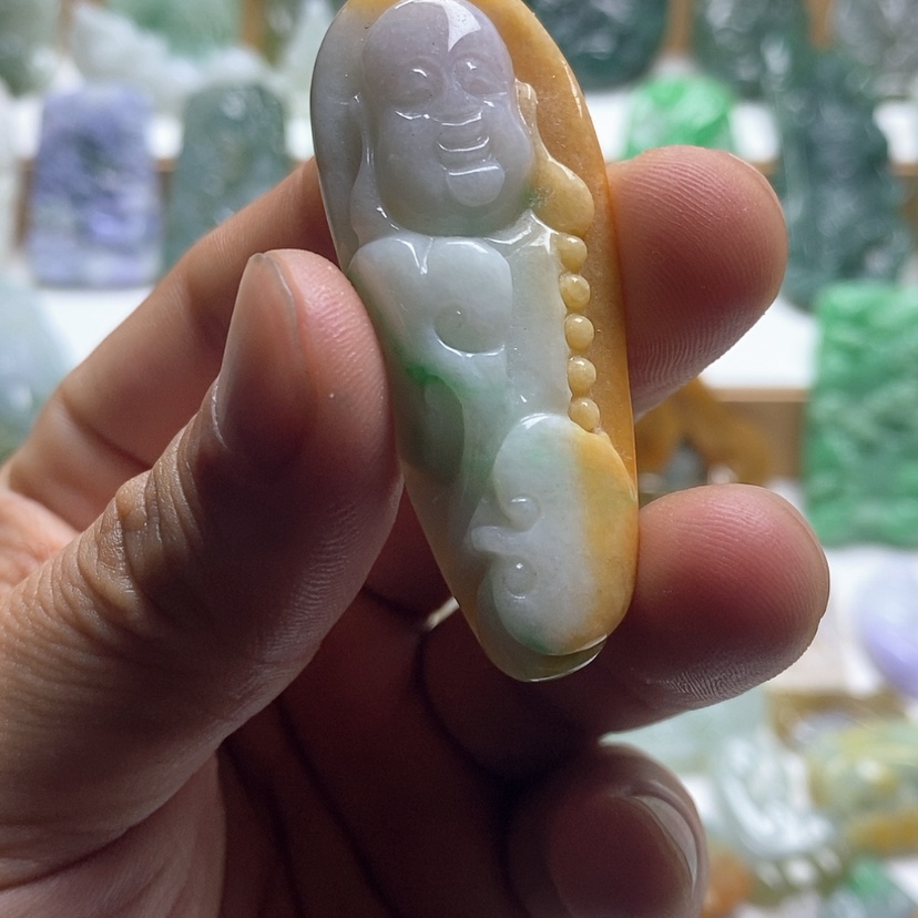 【闪购商品】翡翠未镶嵌颈饰佛公