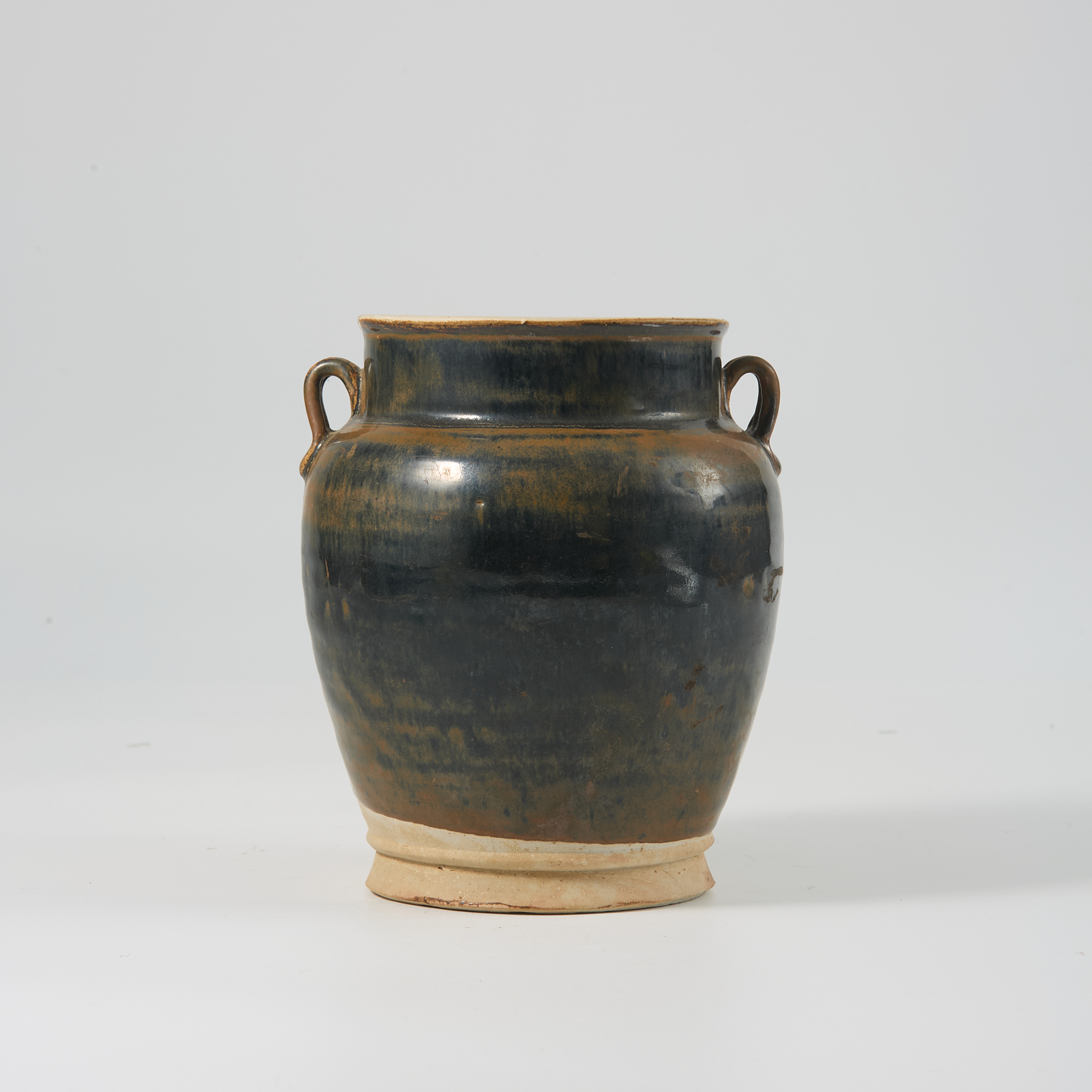 Lot27 明代 黑釉双系罐【古董拍卖】