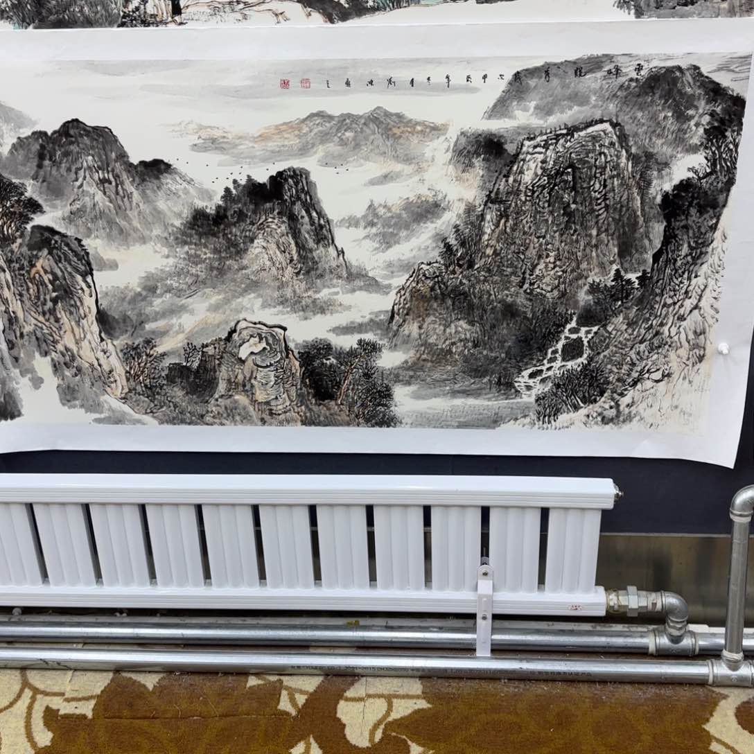 国画A****y刘波四尺童山水