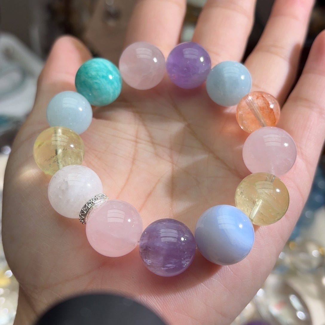 未镶嵌手链水晶多宝