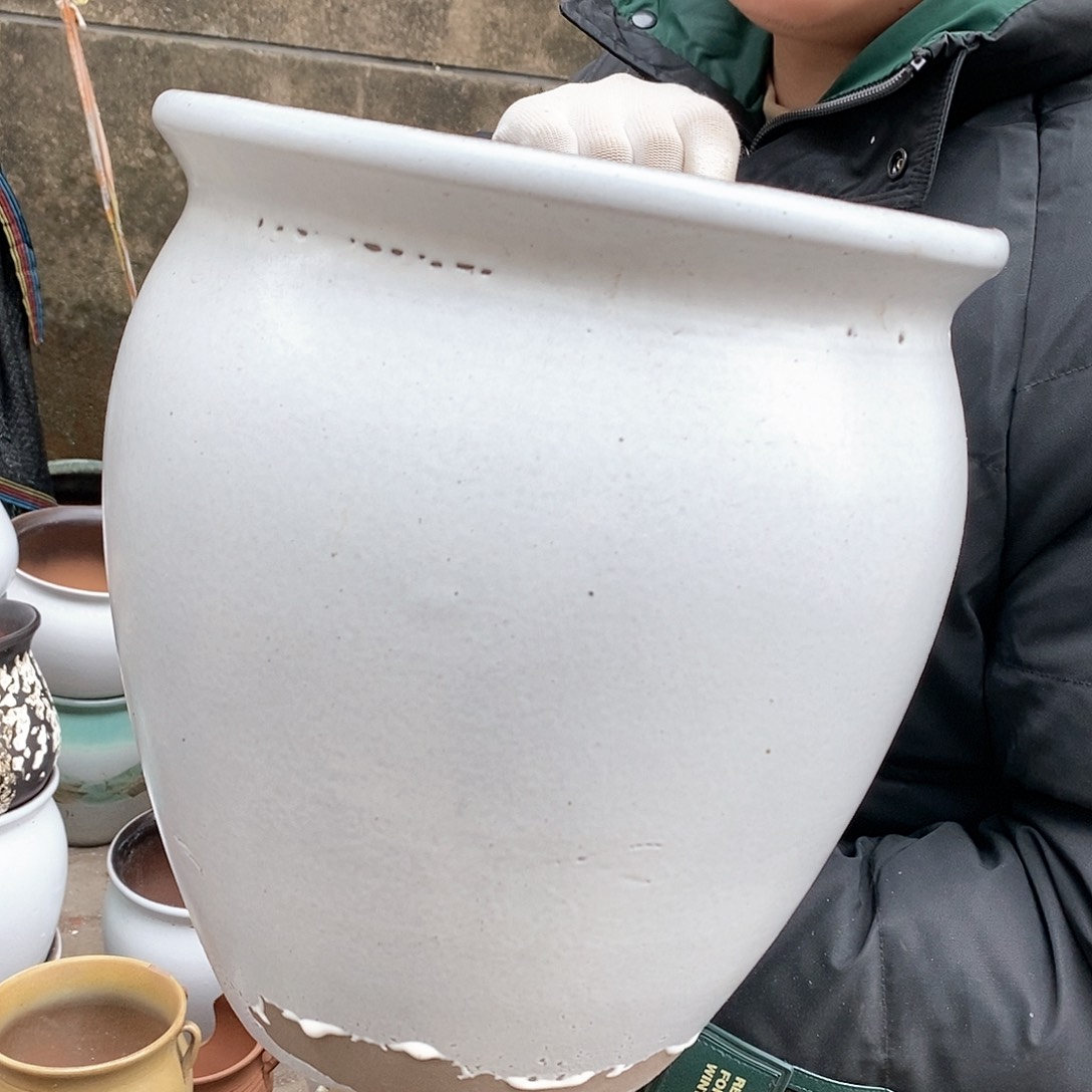 紫砂花盆大瑕疵口27高30