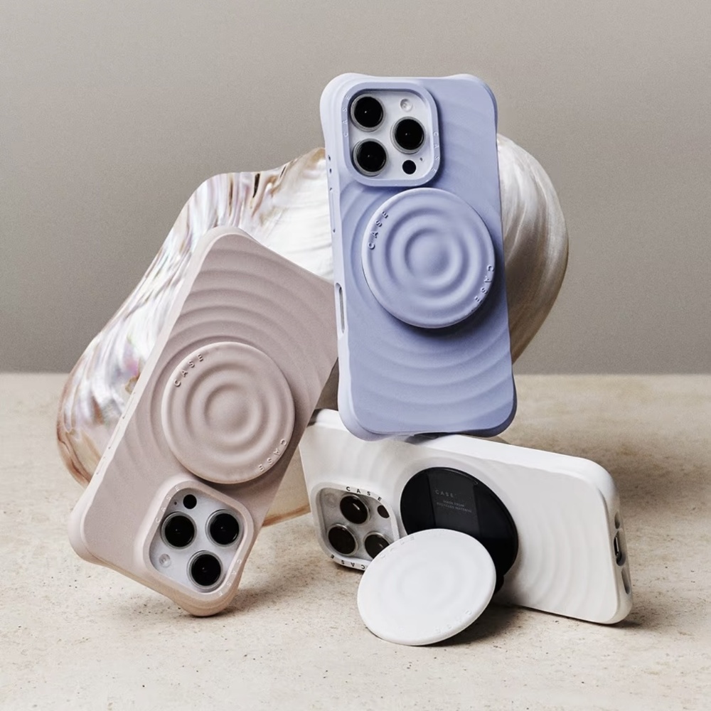 CASE波漾支架Magsafe通用强吸高级简约纯色可伸缩折叠式磁吸支架
