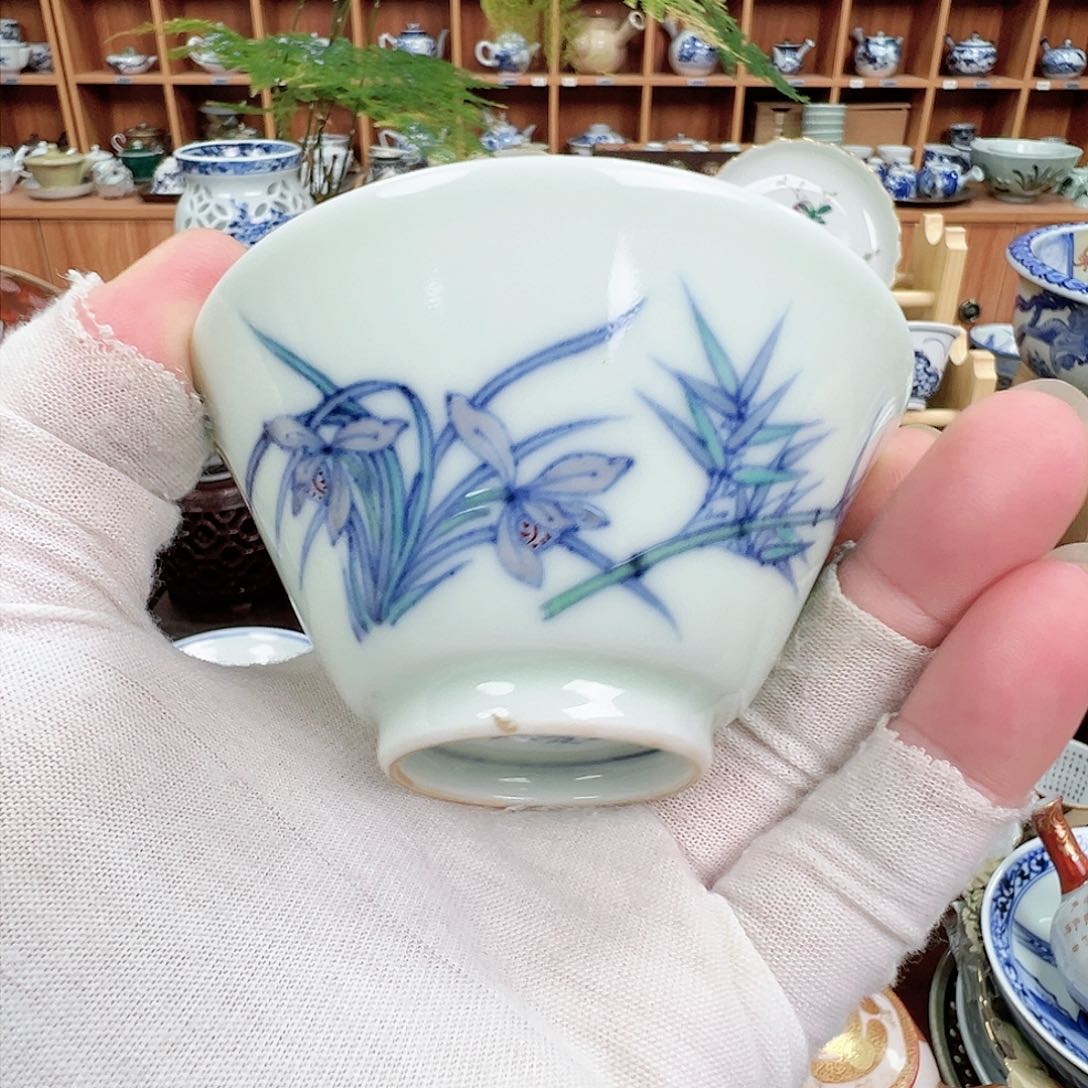 柴窑茶具茶壶茶杯