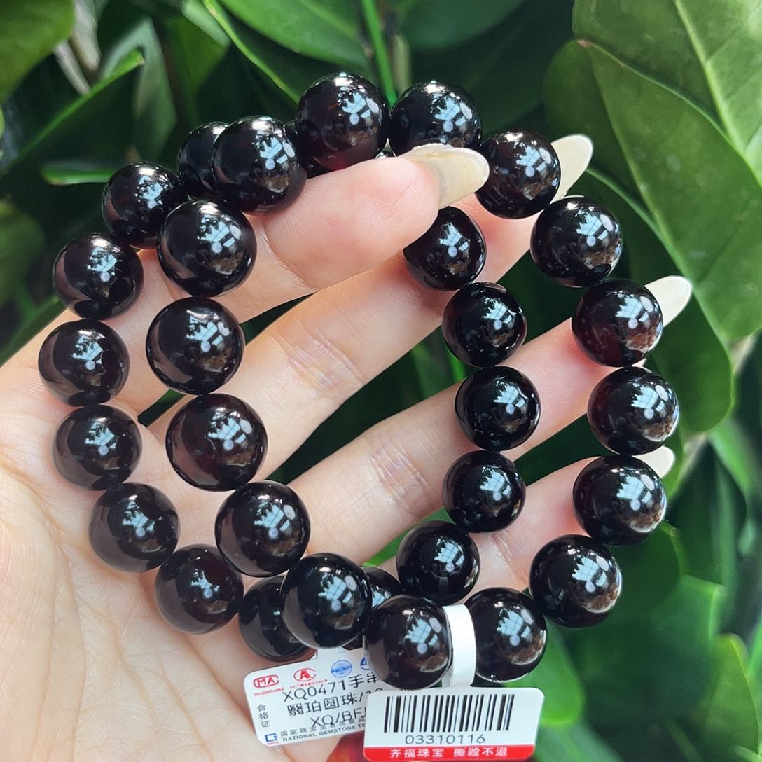 未镶嵌琥珀手链12m多样性发其一