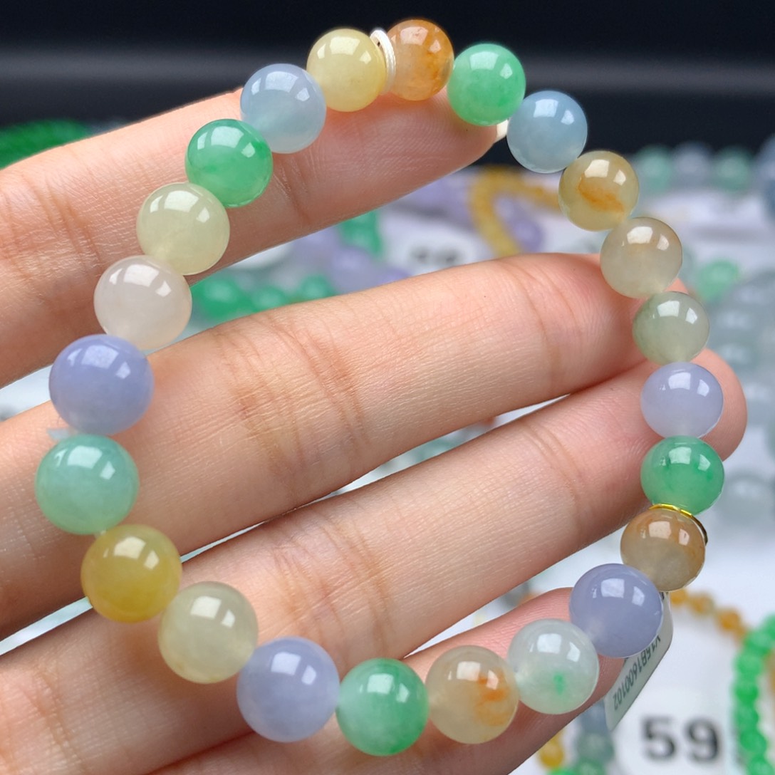 翡翠手链未镶嵌卡