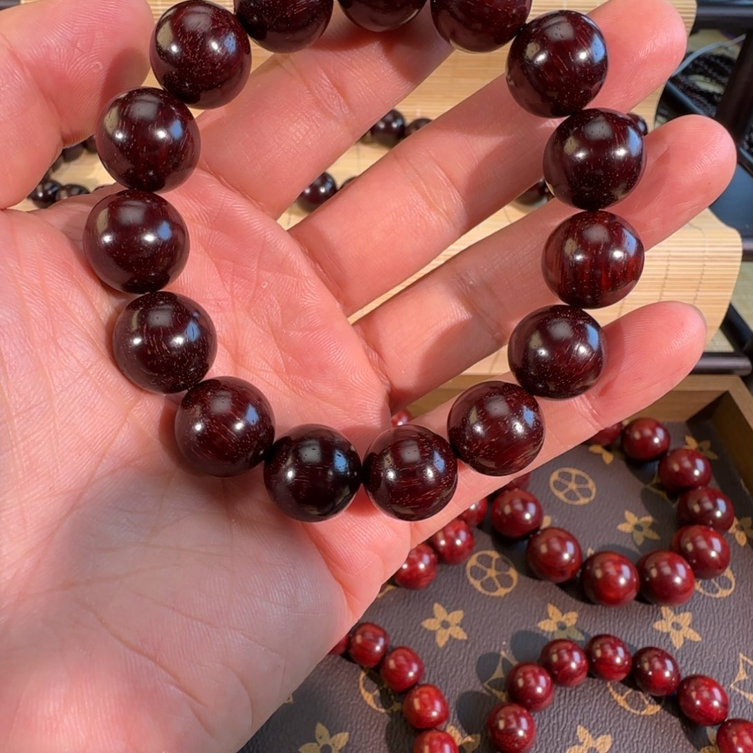 檀香紫檀（小叶紫檀）原汁原味拆房老料带金星1.5高油高密