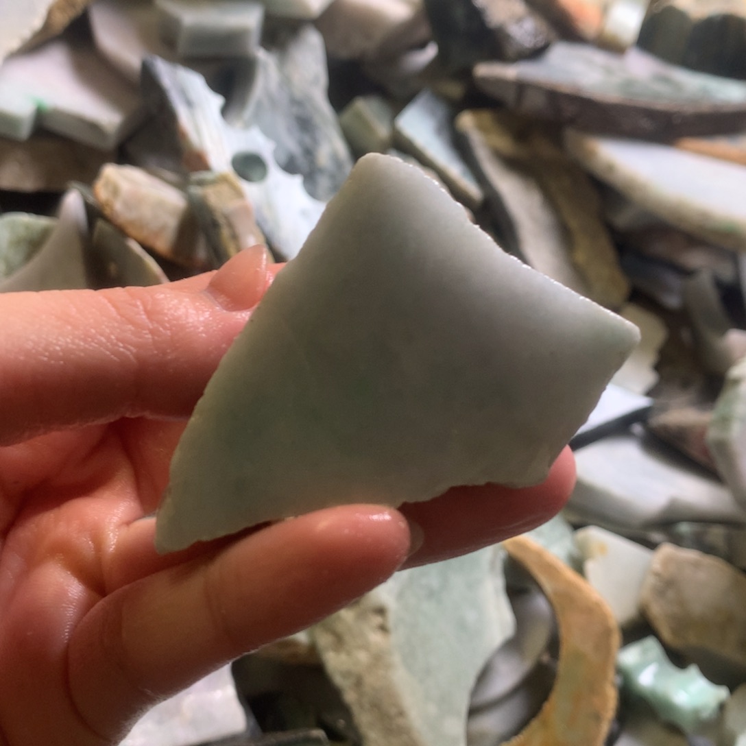 翡翠颈饰未镶嵌缅甸翡翠