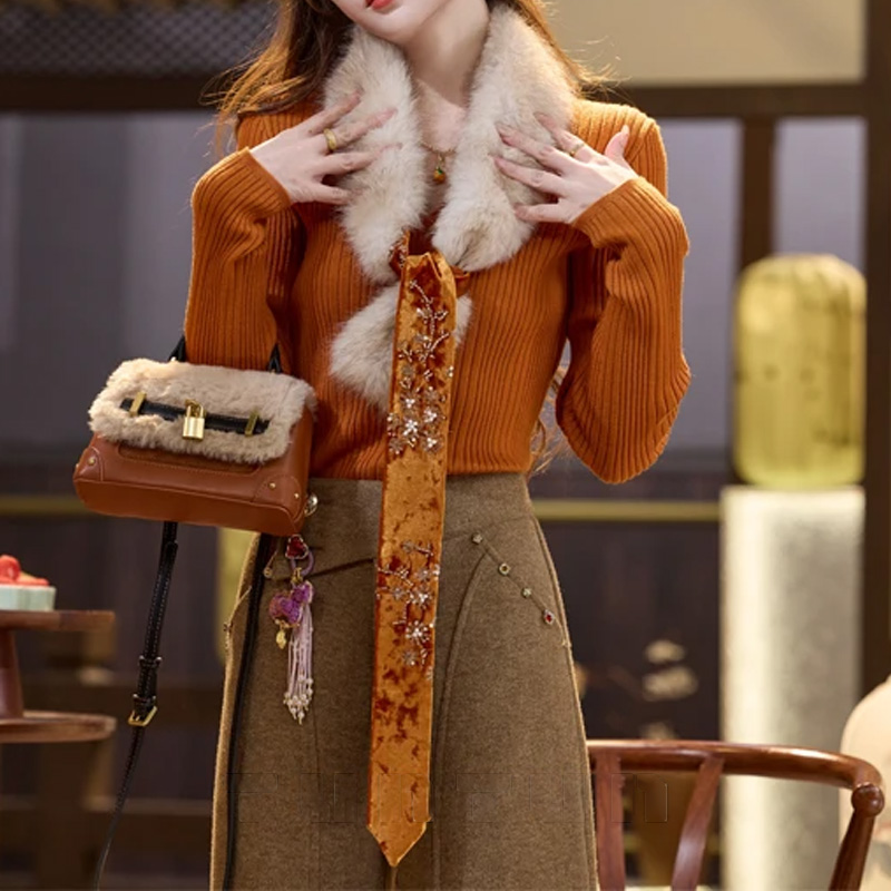 吞吞秋冬 1月11号上新【如意结】百搭气质领带女