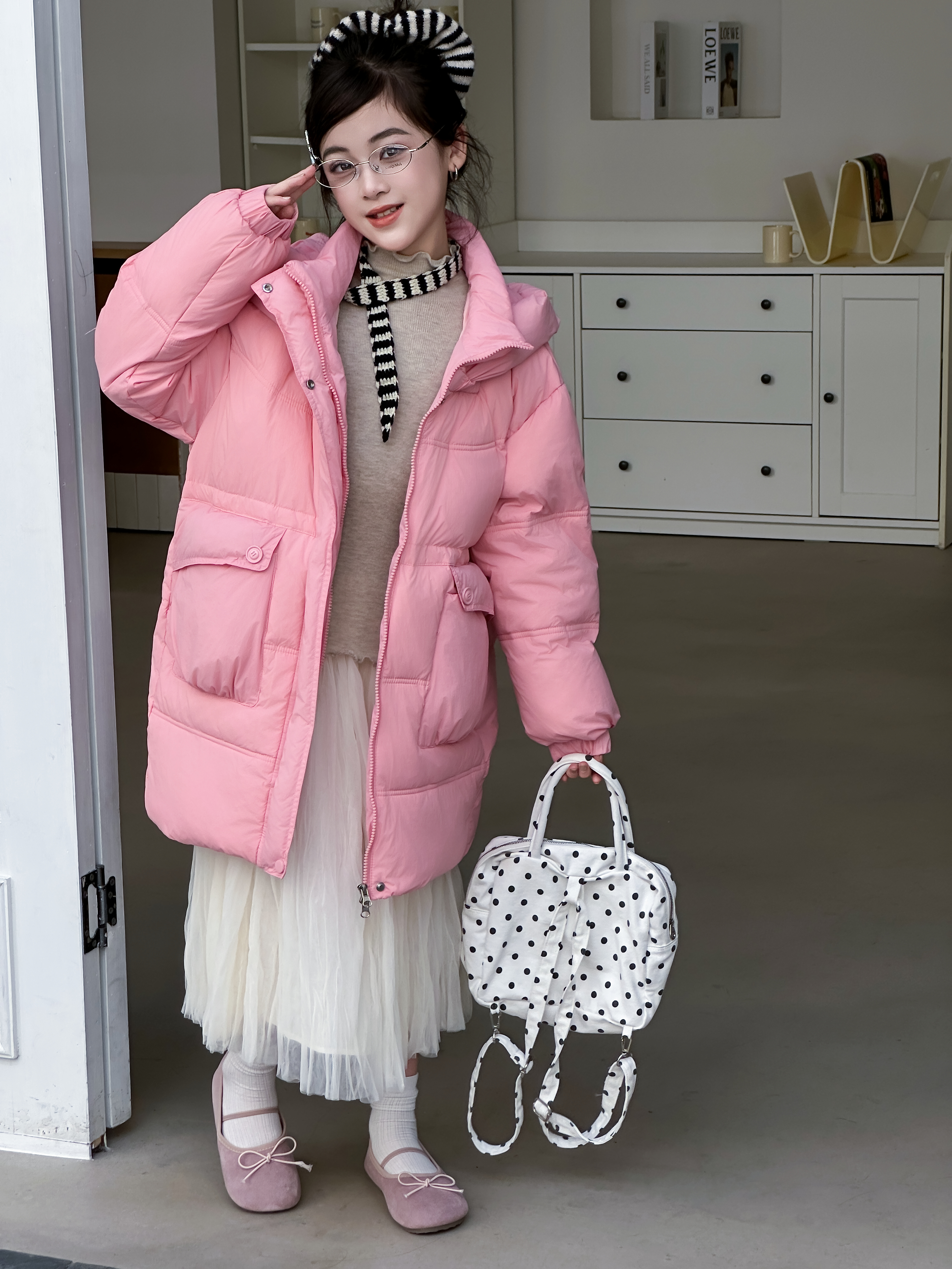【New Sheep】品牌-童装集合店-儿童羽绒服新国标白鸭绒冬季【86810】