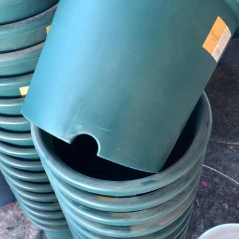 树脂30口军绿无托微瑕3个