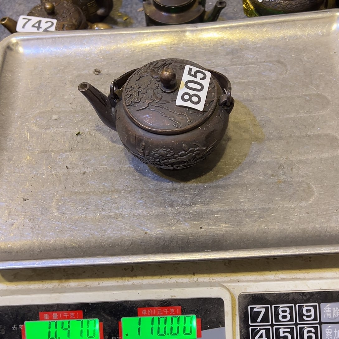 黄铜摆件，文房摆件