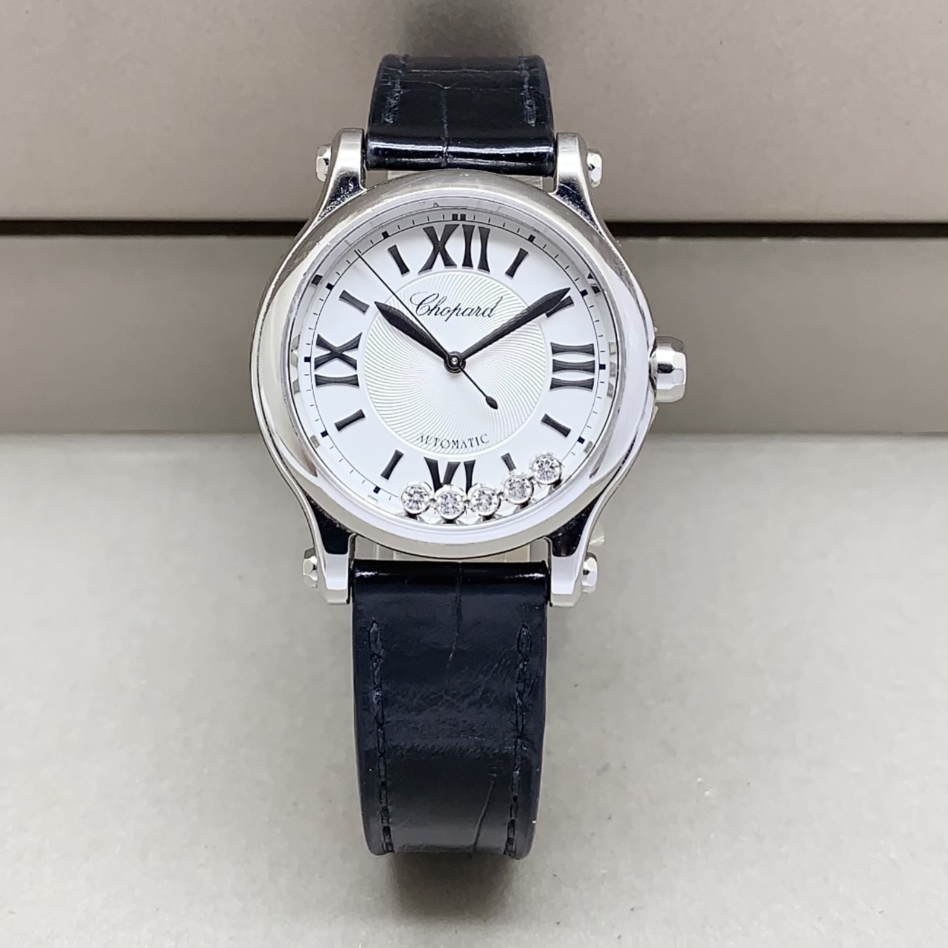 99新 Chopard/萧邦 24年快乐钻/女士腕表/33mm/自动机械