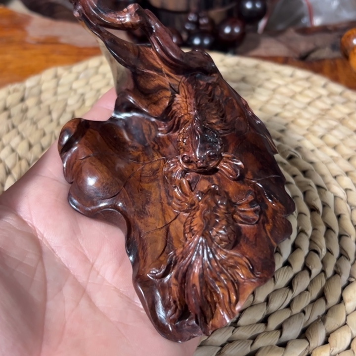 黄花梨/降香黄檀845海黄摆件金玉满堂