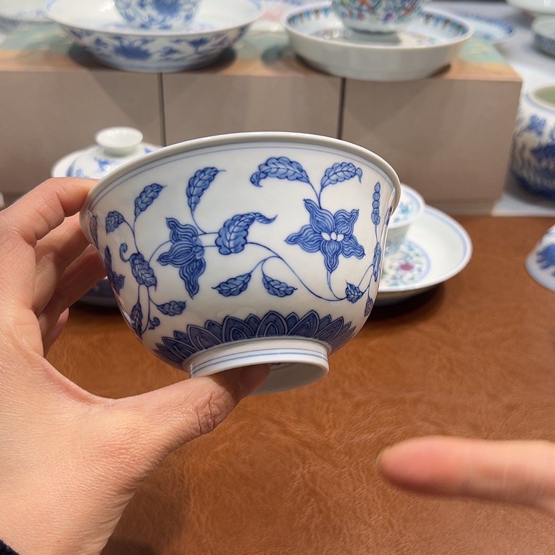 碗四季花卉宫碗12厘米