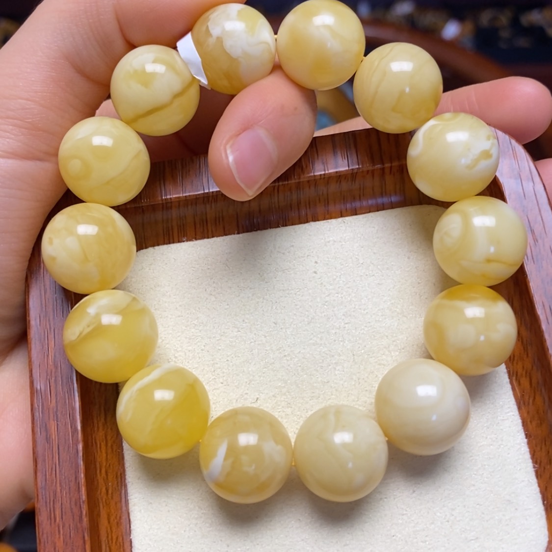 【闪购商品】蜜蜡手链未镶嵌手串