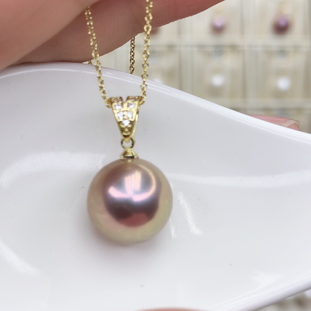 淡水珍珠颈饰合金