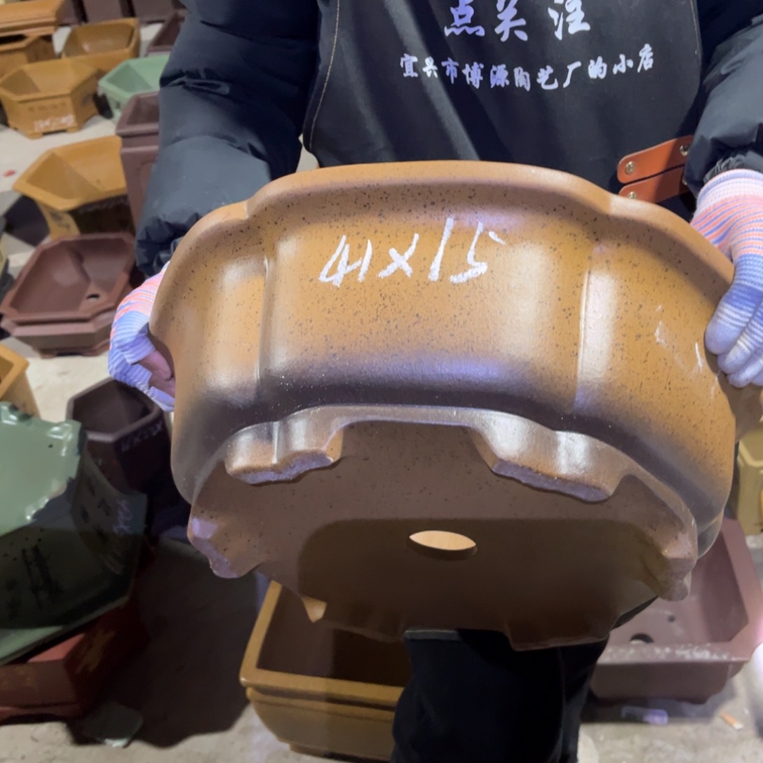 紫砂花盆盆景艺术