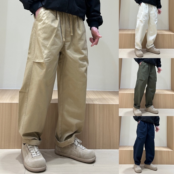潮休闲裤日系立体剪裁工装休闲裤卫裤阔腿裤秋季裤子工装裤春秋
