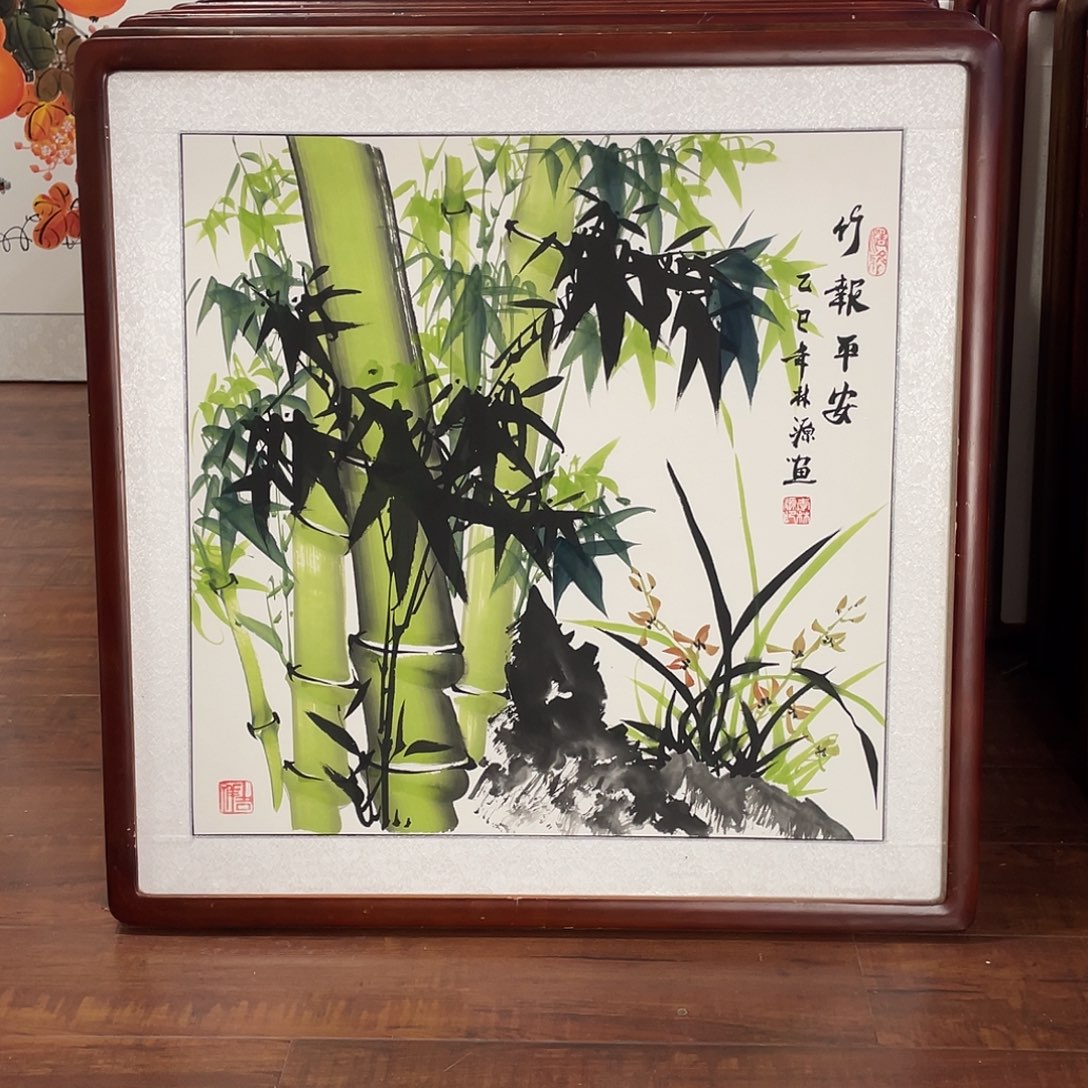 国画带框尺寸63*63厘米