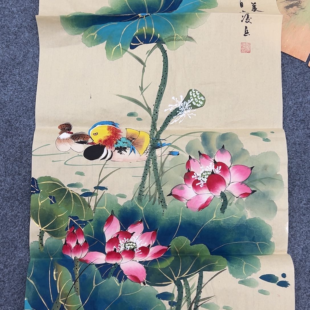 国画纯手绘作品图