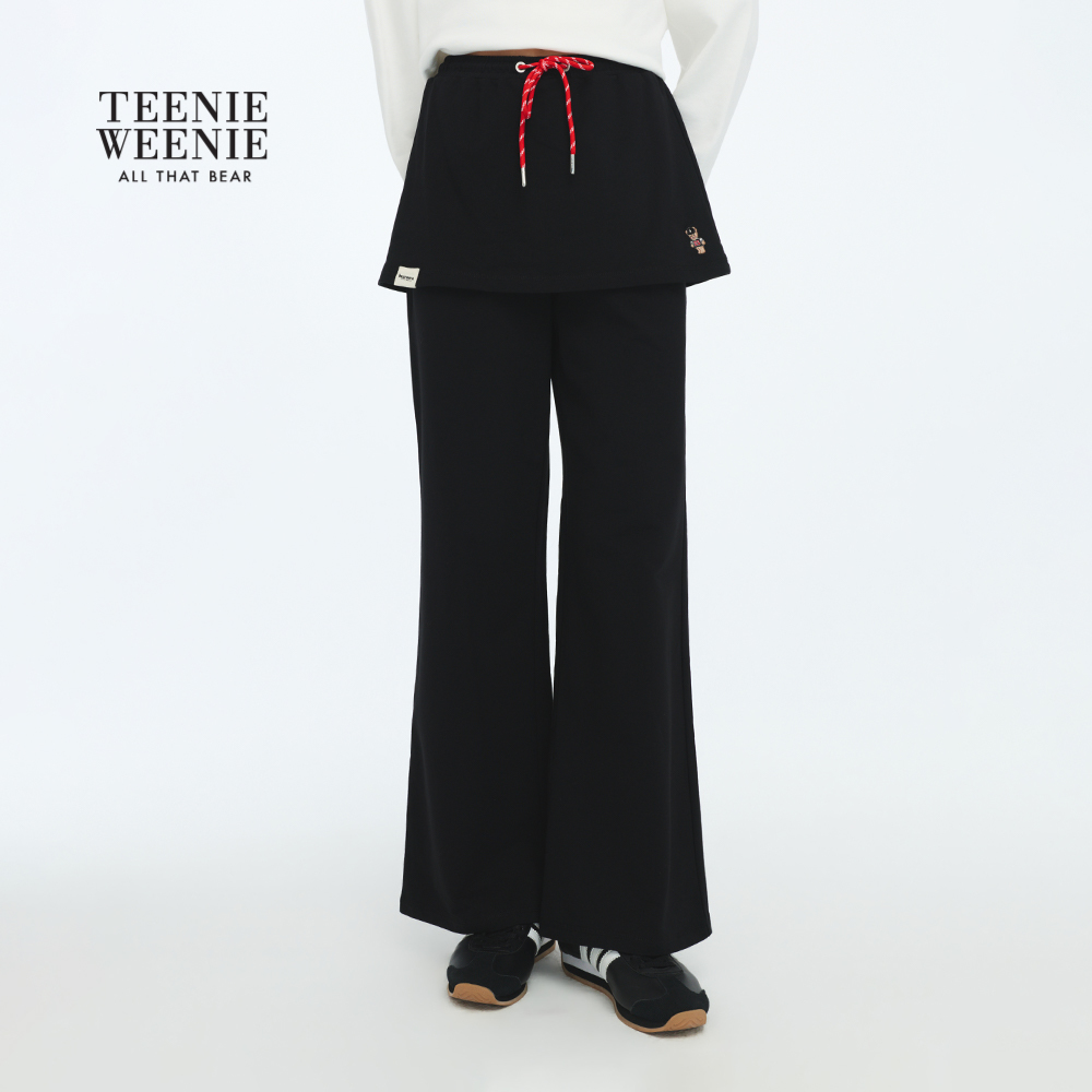 TEENIEWEENIE bearnova26春新款针织半裙拼接休闲裤YTTM2611S2B