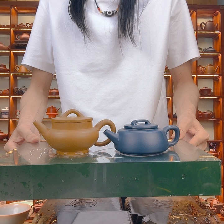 茶壶紫砂sjluanlvdiheguo