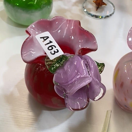 琉璃玫瑰花高27厘米