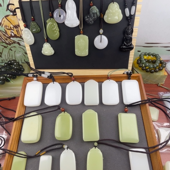 繁***星玉平安无事牌46黄口高货福利