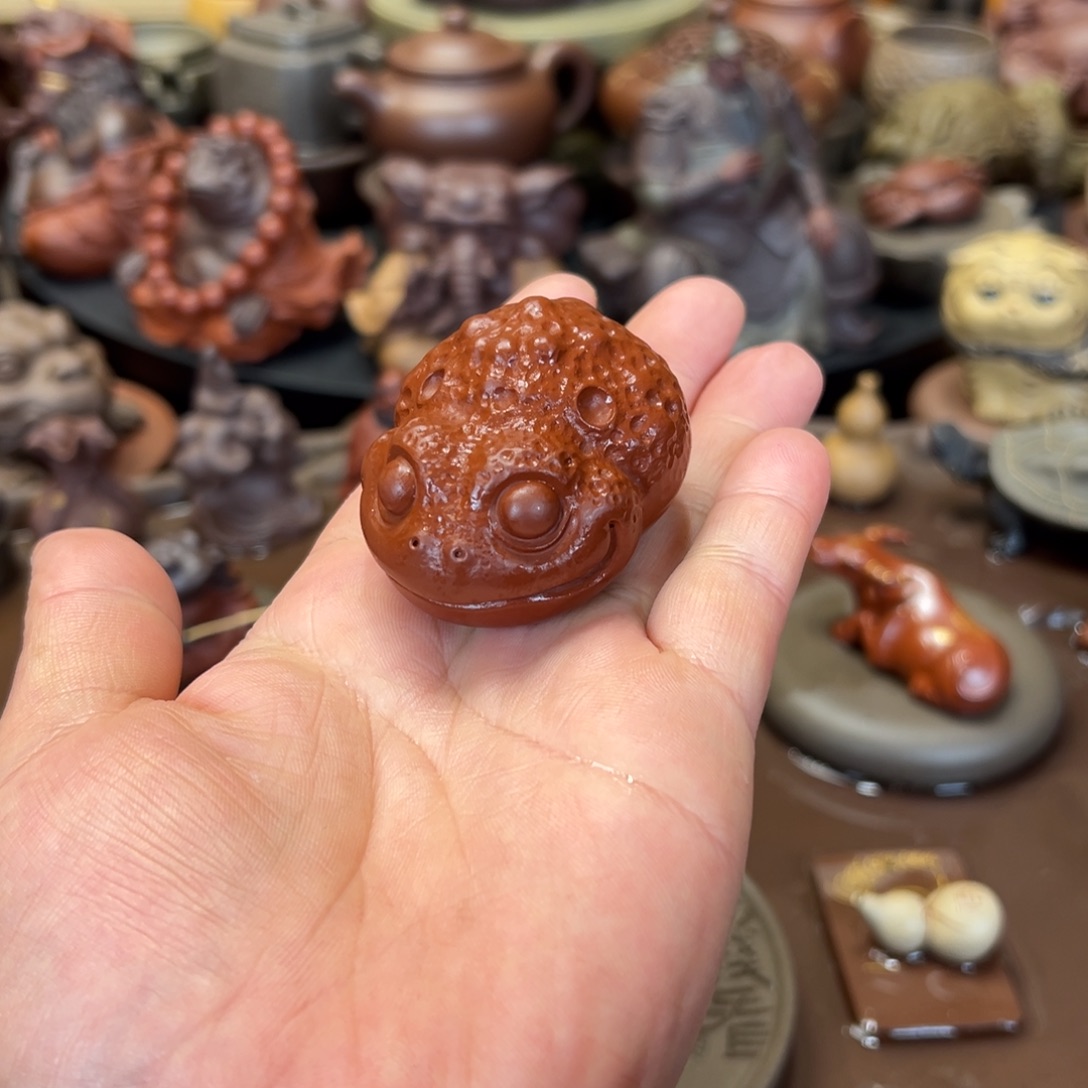 紫砂茶宠紫砂金蟾