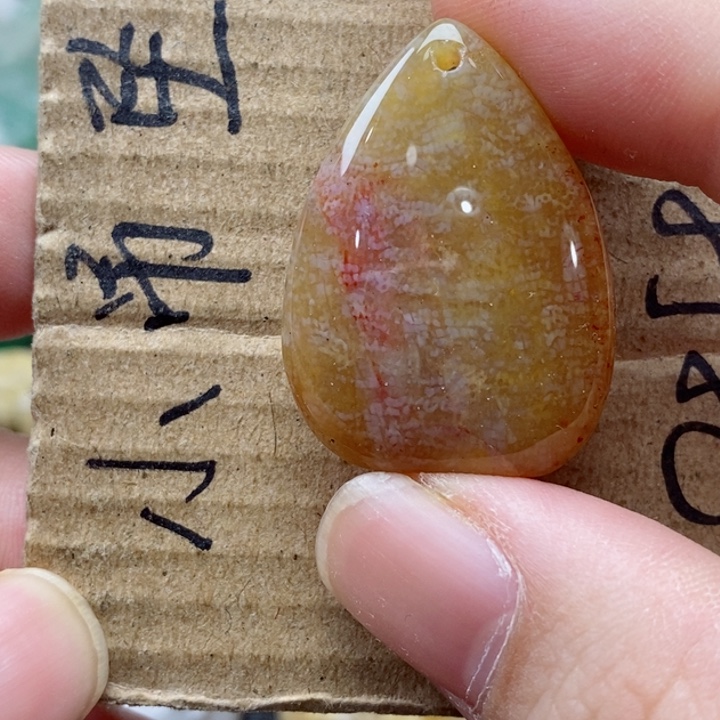 硅化珊瑚（珊瑚玉）颈饰未镶嵌