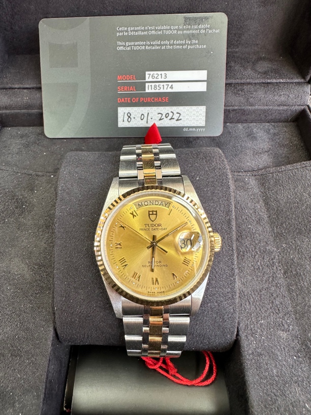95新 TUDOR/帝舵 95/帝舵王子/自动机械/表经36mm/全套2022年/
