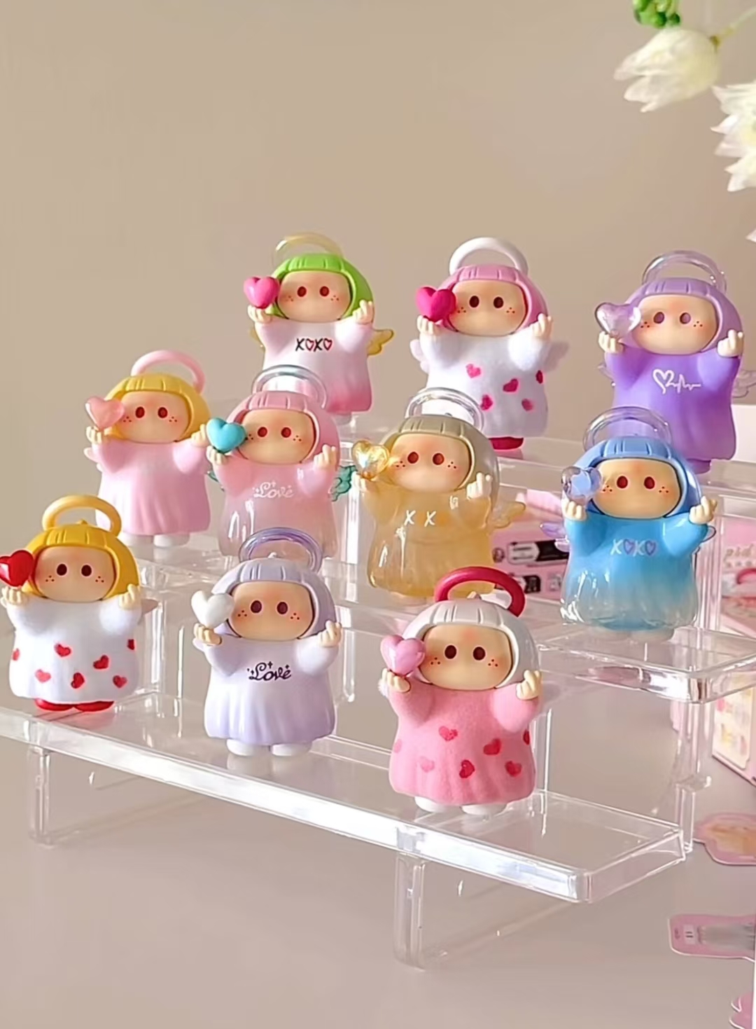 【沐沐拆盒】右右酱指环爱神系列-潮玩盲盒萌粒摆件