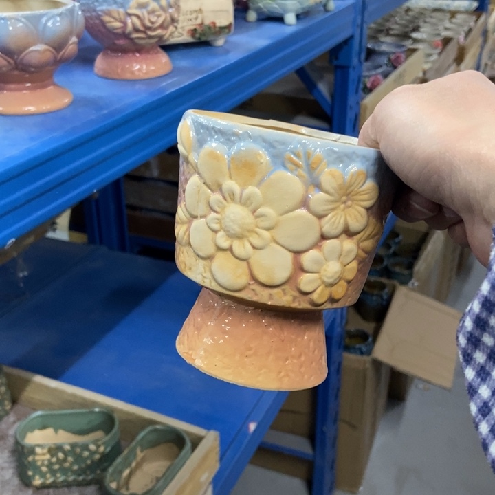 陶瓷花盆单场满9.9发10*11.5