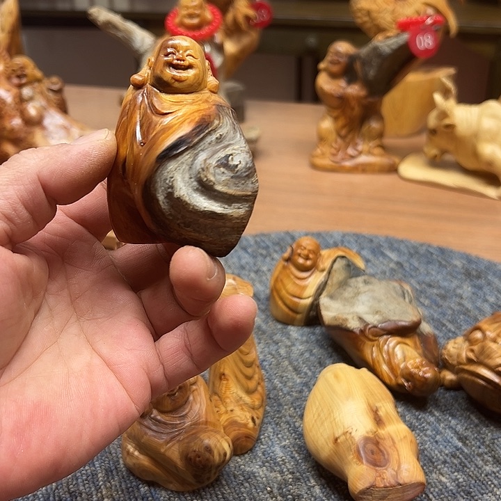 柏木太行崖柏手工摆件