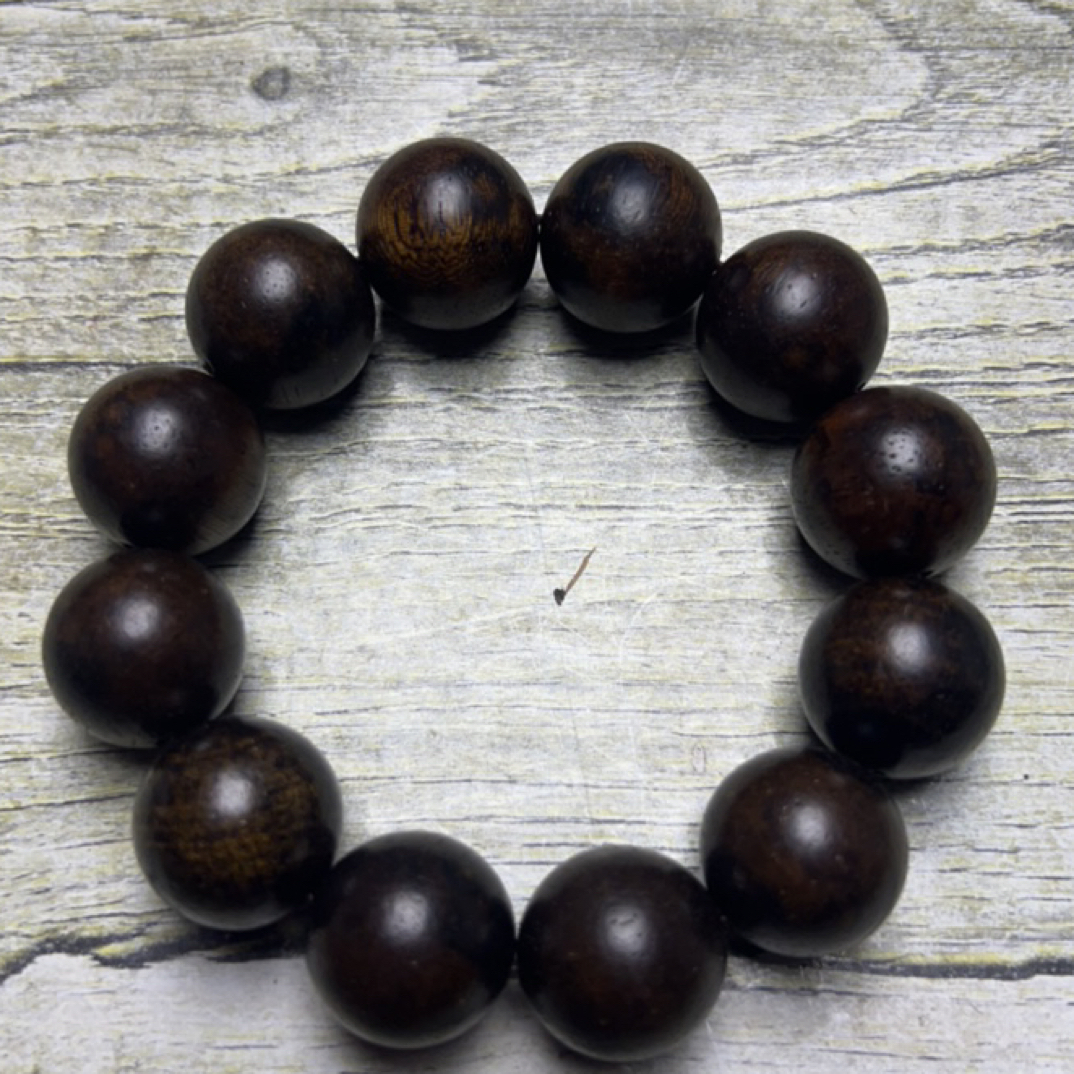20 福来精选文玩沉香木作手串19mm