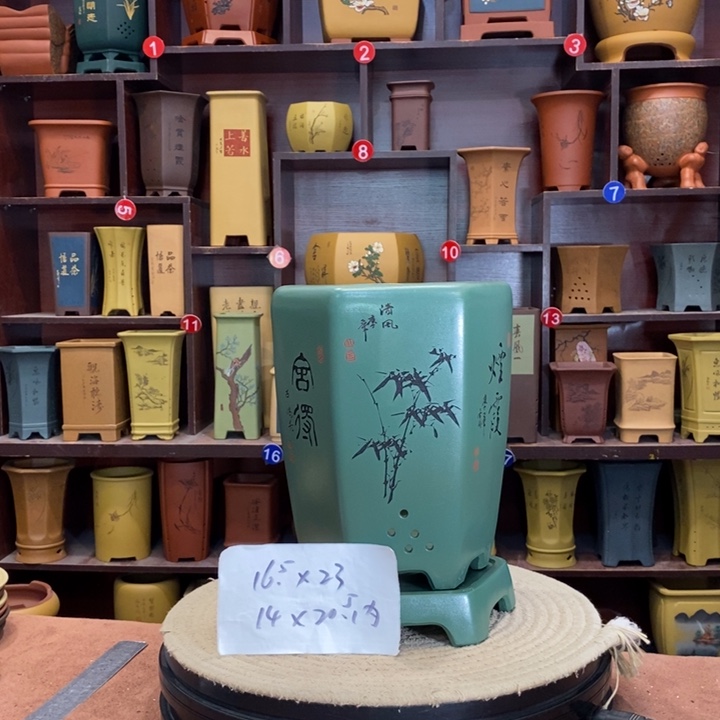 紫砂花盆紫砂花盆