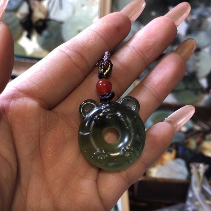 岫玉岫玉挂件未镶嵌